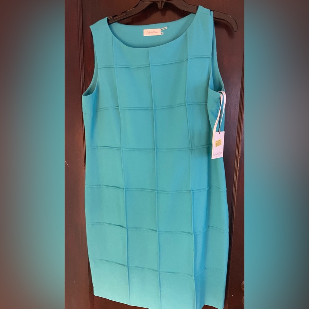 Calvin Klein tiled dress NWT